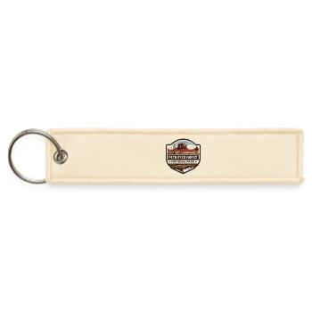 Petrified Forest National Park Arizona USA Logo - Jet Tag Keychain - creme - Front