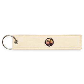 Falmouth Jamaica - The Palm Beach Paradies - Jet Tag Keychain - creme - Front