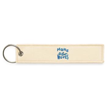 Make Waves - Jet Tag Keychain - creme - Front