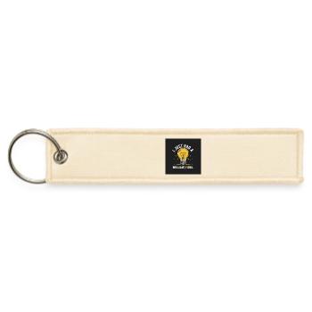 Brilliant Idea Lightbulb Electrical Engineer Gift - Jet Tag Keychain - creme - Front