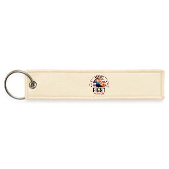 No Kings Fight Oligarchy - Jet Tag Keychain - creme - Front