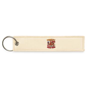 Turkey Wine Vibes lover - Jet Tag Keychain - creme - Front