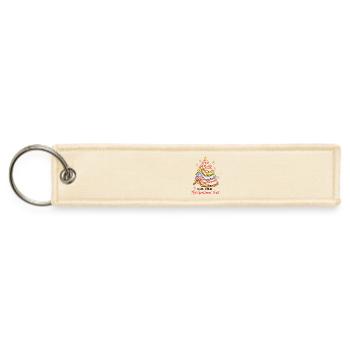 Readin' Around The Christmas Tree - Jet Tag Keychain - creme - Front