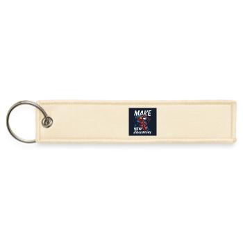 Make New Discoveries Skull Dive - Jet Tag Keychain - creme - Front