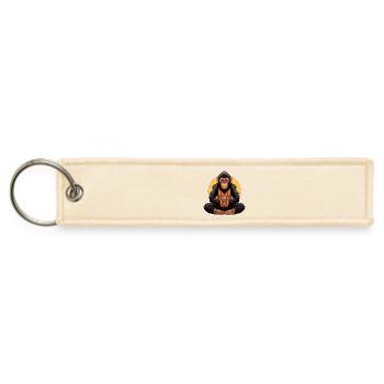 Monkey Yogi - Jet Tag Keychain - creme - Front