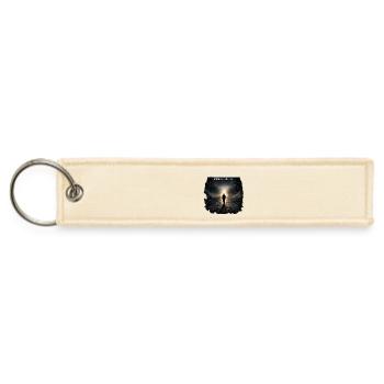 Path Through Darkness - Jet Tag Keychain - creme - Front