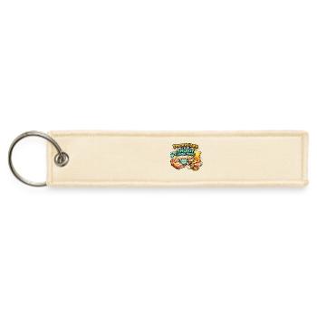 Energy Saving Mode Cozy Scene - Jet Tag Keychain - creme - Front
