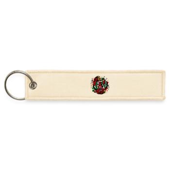 YAHUAH'S LOVE - Jet Tag Keychain - creme - Front