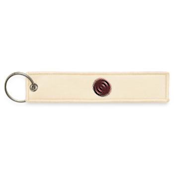Rose Gold Spiral Ring Abstract - Jet Tag Keychain - creme - Front