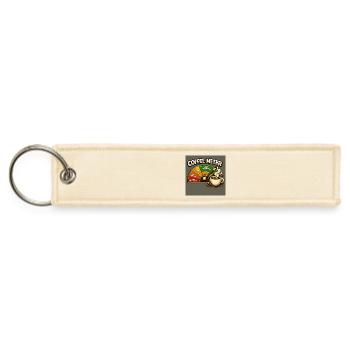Coffee Meter - Jet Tag Keychain - creme - Front