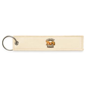 Barn Hunt Approved Tee - Jet Tag Keychain - creme - Front