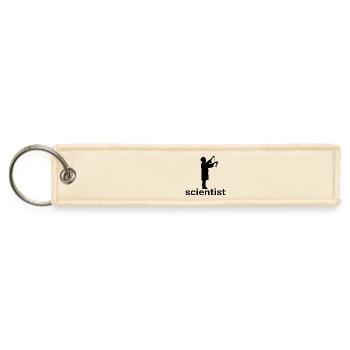 Scientist - Jet Tag Keychain - creme - Front