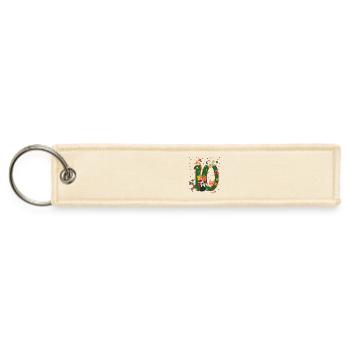 10 Years Old Kids Xmas Present Cute Cats 10th - Jet Tag Keychain - creme - Front