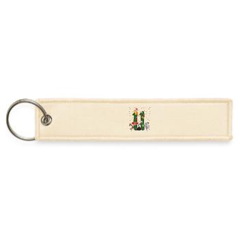 11 Years Old Kids Xmas Present Cute Cats 11th - Jet Tag Keychain - creme - Front