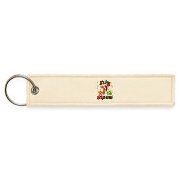 It's My 7 Birthday Xmas Present 7th Bday - Jet Tag Keychain - creme - Front