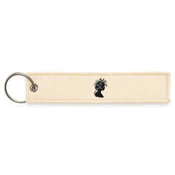 Plant Whisperer Understanding & Speaking - Jet Tag Keychain - creme - Front