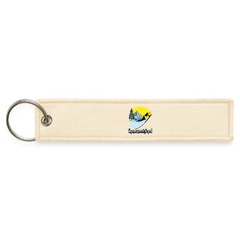 Beauty Mountain Ski Adventure - Jet Tag Keychain - creme - Front