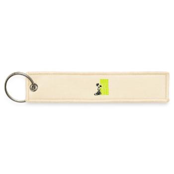 Make the impossible possible - Jet Tag Keychain - creme - Front
