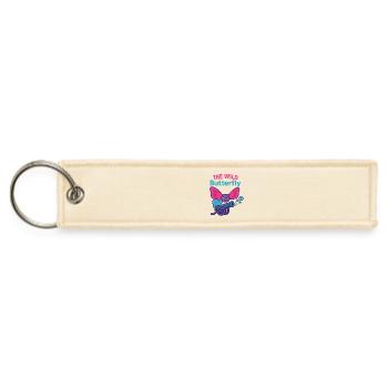 The Wild Bubble Blaster Butterfly - Jet Tag Keychain - creme - Front