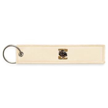 Mud Racing Never Too Old In The Dirt Mud Bogging - Jet Tag Keychain - creme - Front
