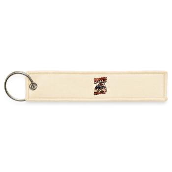 Mud Racing Enthusiast Coffee Mud Bog Coffee Lover - Jet Tag Keychain - creme - Front