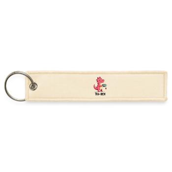 Tea-Rex Dino Loves Tea - Jet Tag Keychain - creme - Front