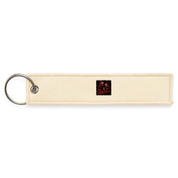 Creepy Christmas zombie elf skeleton horror mood - Jet Tag Keychain - creme - Front