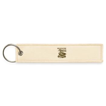 Easily Distracted By Ducks Funny Duck Lover - Jet Tag Keychain - creme - Front