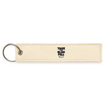 Take the Blue Pill - Jet Tag Keychain - creme - Front
