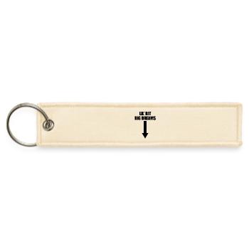 Expecting Mother Lil Bit Big Dreams Pregnancy - Jet Tag Keychain - creme - Front