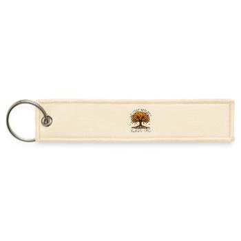 Autumn Equinox Blessing Tree - Jet Tag Keychain - creme - Front