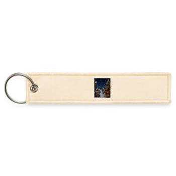 Snowlit Christmas Village - Jet Tag Keychain - creme - Front