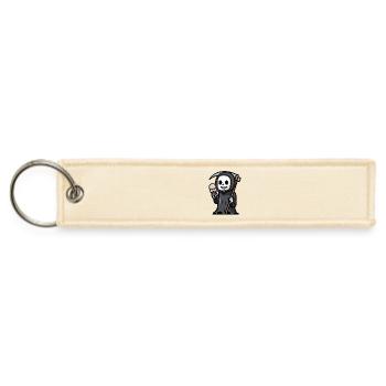 Death and Ice Cream - Jet Tag Keychain - creme - Front