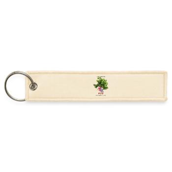 Cilantro Gave Me PSD ( Post- Seasoning Distress) - Jet Tag Keychain - creme - Front