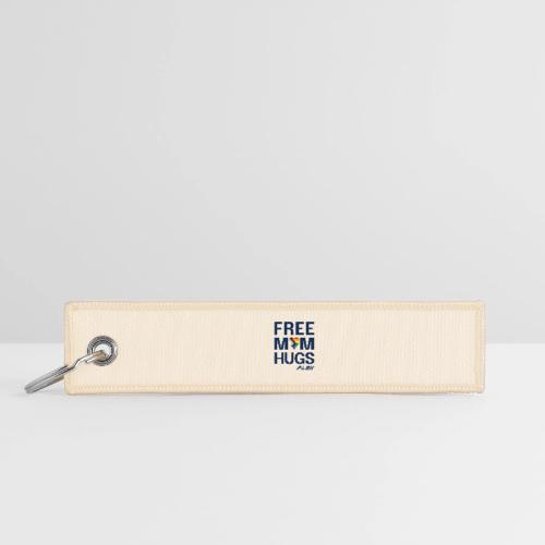 Free Mom Hugs 🏳️‍🌈🏳️‍⚧️ - Jet Tag Keychain