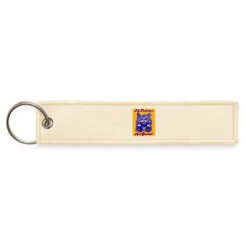 My Flabbers Are Gasted Cat - Jet Tag Keychain - creme - Front