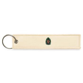 Mythic Forest Guardian Lion - Jet Tag Keychain - creme - Front