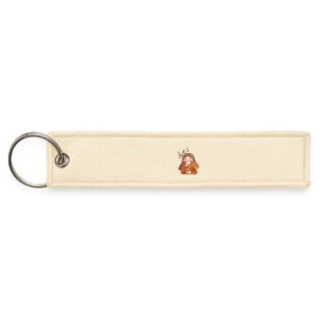 Cozy Autumn Latte Embrace - Jet Tag Keychain - creme - Front