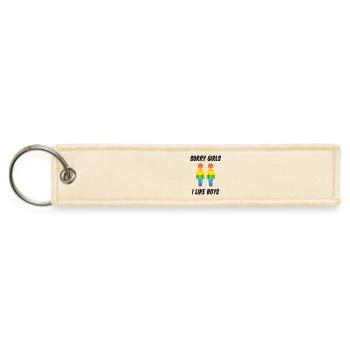 Sorry Girls I Like Boys - Jet Tag Keychain - creme - Front