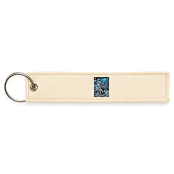 MechHound Lab Guardians - Jet Tag Keychain - creme - Front