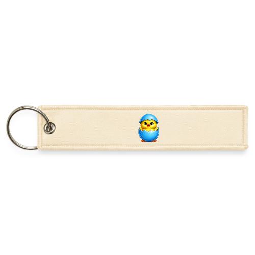 Easter Chick Blue - Jet Tag Keychain