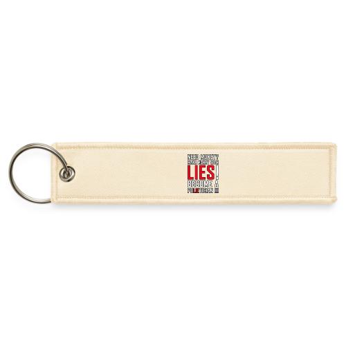 Lies Pay: Become a PoLIEtician Satire - Jet Tag Keychain