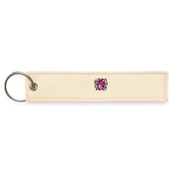 Bloom Heart Flash Tattoo - Jet Tag Keychain - creme - Front