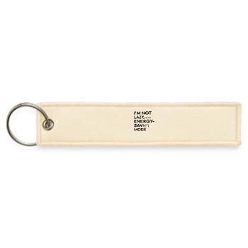 Im Not Lazy Im On Energy Saving Mode - Jet Tag Keychain - creme - Front