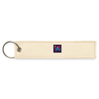 G-d - Jet Tag Keychain - creme - Front
