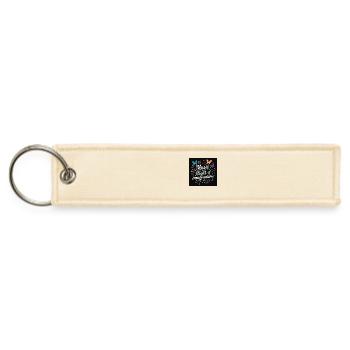 music is hight of imagination - Jet Tag Keychain - creme - Front