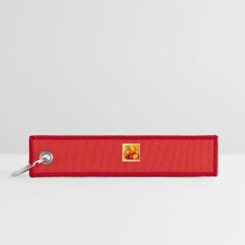 Fresh Bounty: Vibrant Fruit Harvest Art - Jet Tag Keychain