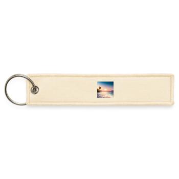 Montego Bay sunset Jamaica dream paradise favorite - Jet Tag Keychain - creme - Front