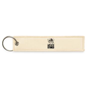 Mystic Forest Autumne Illustration - Jet Tag Keychain - creme - Front