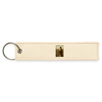 Praying Jesus Amidst Followers - Jet Tag Keychain - creme - Front